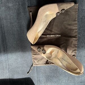 Dolce and Gabbana 2 tone Gray suede Pumps - Size 8 1/2